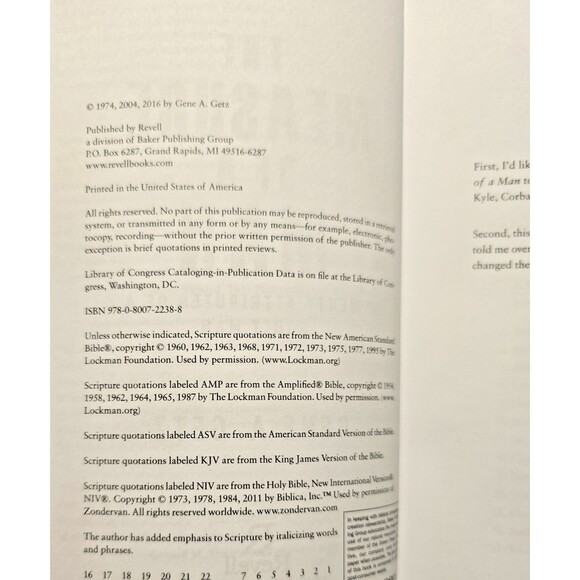 The Measure of a Man : Twenty Attributes of a Godly Man Paperback - Picture 4 of 12